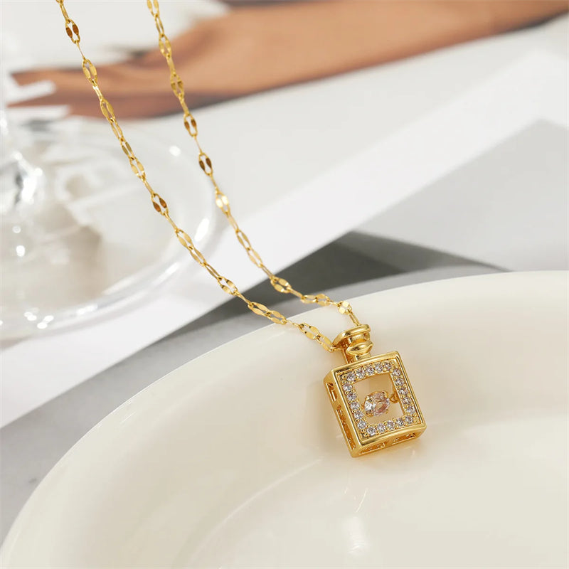 Luxury Perfume Bottle Necklace