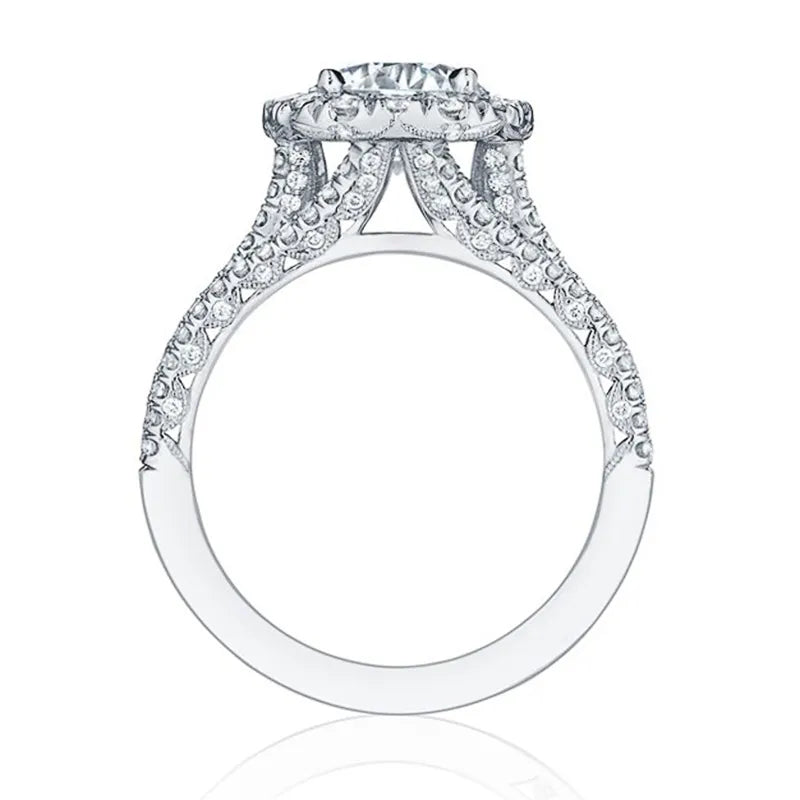 2022 Luxury Cubic Zirconia Engagement Ring