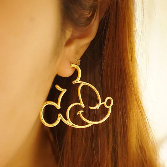 Whimsical Mickey Cartoon Earrings