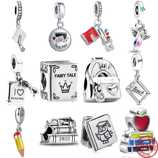 Sterling Silver School Charms