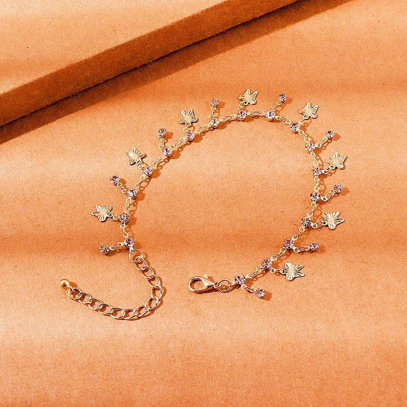 2023 Summer Beach Rhinestone Anklet