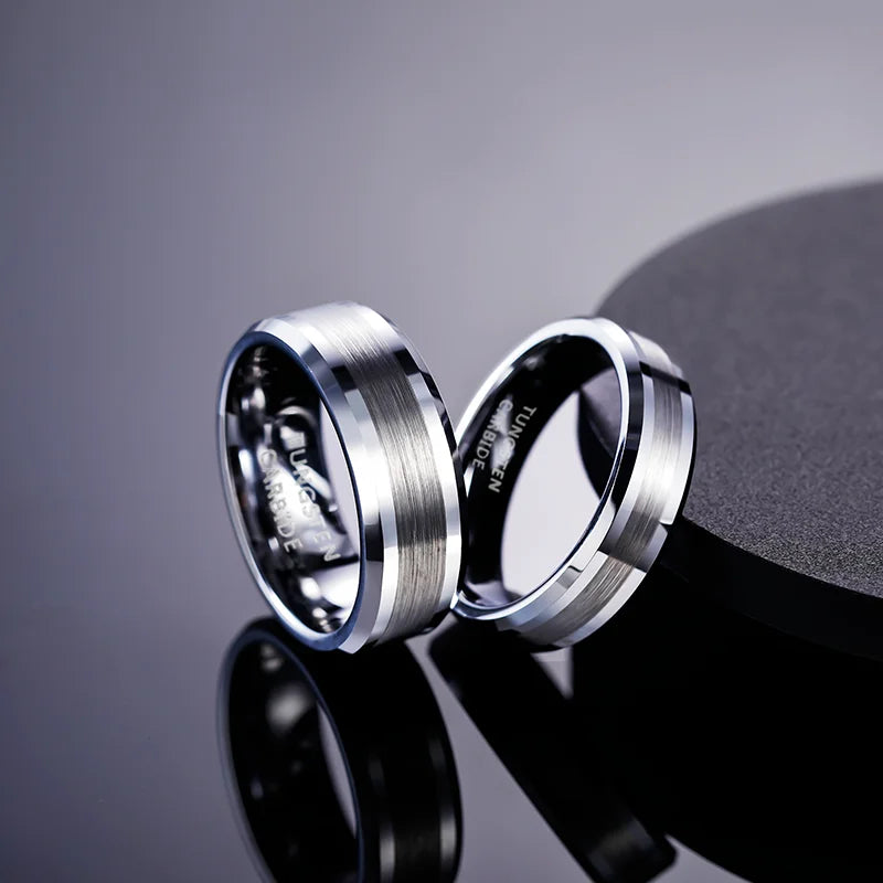 Modern Tungsten Engagement Band