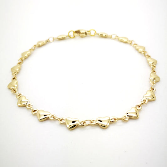 Golden Heart Anklet Chain