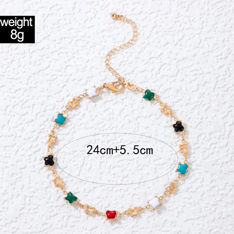 2023 Summer Beach Rhinestone Anklet