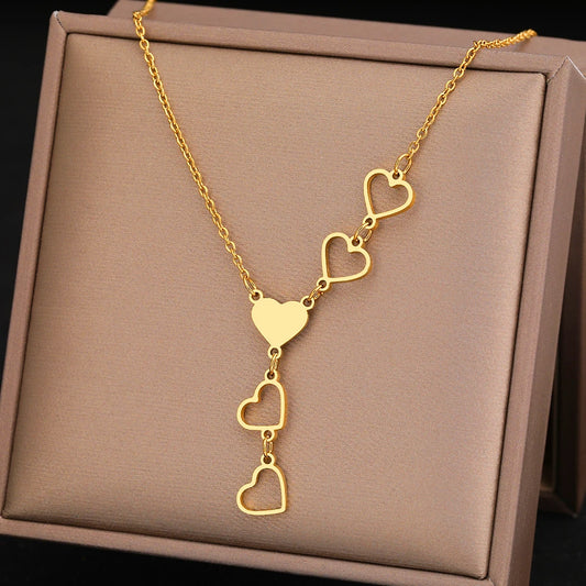 Light Luxury Heart Necklace