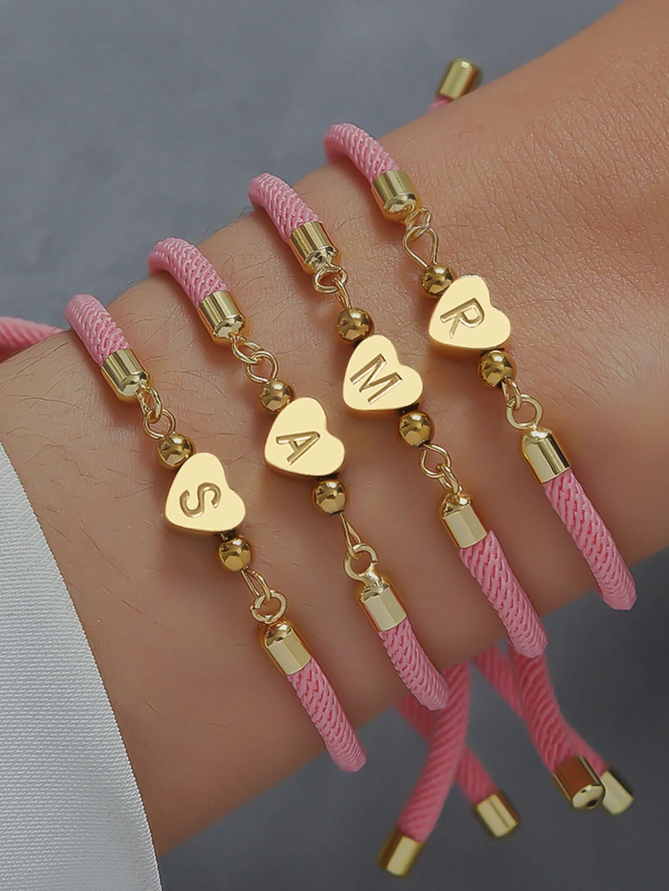 Heartfelt Initial Charm Bracelet